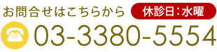 電話番号03-3380-5554